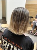 【10代、20代オススメ】*contrast balayage*