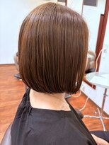 ミドリ(MIDORI)&nbsp;ボブ×オレンジカラー