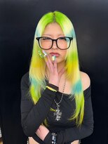 ヌル 原宿店(Null) オーダーメイド/ケアブリーチカラー/セクションカラー/姫ウルフ
