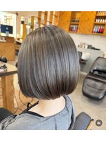 ルッカヘアガーデン バイ ラッシュゴールド(RUCCA HAIR GARDEN by LUSH GOLD)&nbsp;丸みショートボブ