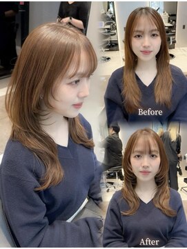 ハルキミナト ジャパン ヨコハマ(HARUKI MINATO japan YOKOHAMA) ハッシュカット/レイヤー/ザクザクレイヤー/顔周りカット