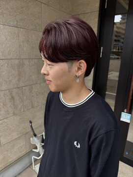 髪屋 紬 メンズカット/メンズパーマ/ニュアンス/レッド