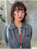 ミディアムパーマ　ニュアンスパーマ　緩めパーマ　ゆるパーマ