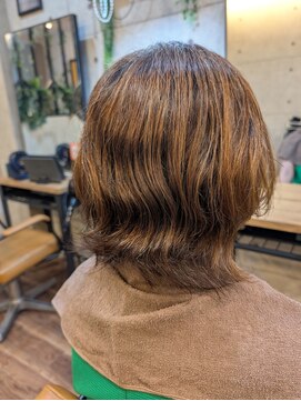 ミューズ 藤が丘店(MUSE) Befor/50代/白髪ぼかし×レイヤーカット