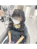 ヘアセット クラン ルシェ 心斎橋玉屋町店(hair set Clan luce)&nbsp;編み上げハーフツイン