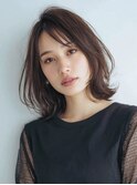 ダークブルーワンホンレイヤー/ニュアンスウルフ/デジタルパーマ