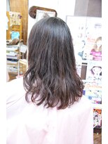 チチカカ(chichikaka)&nbsp;営業ビフォーアフター　縮毛矯正かけた後の髪にパーマ