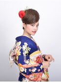 ☆着物ヘア☆夜会巻きアップスタイル