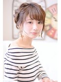 【メイズ東中野・鍛原志行】ボブの編み込みアレンジ