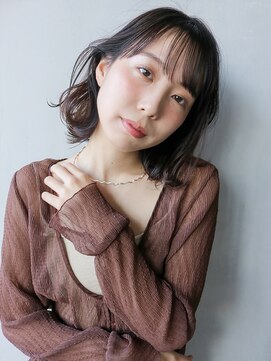 アルバム 渋谷パルコ(ALBUM) ナチュラボブ_ココアブラウンフリンジウェーブ_67245