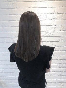 デイジー インデックスヘア 大島店(DAISY index hair) ”DAISY大島店”髪質改善ストレート オリーブカラー ロングヘア