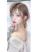 ルーズアップ☆ウルフボブ
