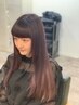 カット＆前髪縮毛矯正＆2stepトリートメント　9900円