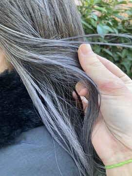 ネオヘアー 曳舟店(NEO Hair) ダークグレージュ×インナーシルバー【クゴウ】