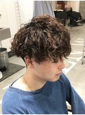 JohnnyMEN中野 マッシュツイストスパイラルパーマ