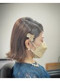 外ハネパーティースタイル
