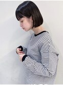 ボブ　ボブヘア　ミニボブ　青山　表参道　小顔　前髪あり