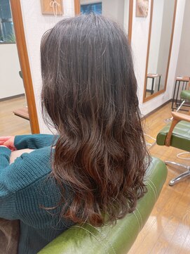 ジーン 高円寺(gene) パーマ【ハイライト /白髪ぼかし/ハイライト/ 高円寺】