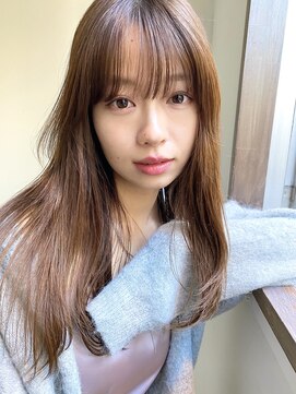 アム(amu) 韓国風レイヤー/韓国ヘア/くびれヘア/ロングレイヤー