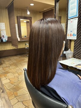 ヘアー カフナ 京急蒲田店(hair kahuna) 柔らかストレートレイヤースタイル