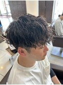 スパイラルパーマ　マッシュパーマ