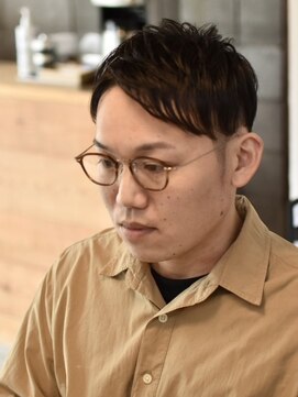 リム メンズヘア(LIM men's hair) 爽やかショートアップバング【メンズカット/メンズヘア】