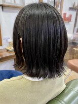 エミュ 伏見 国際センター(emu)&nbsp;外ハネボブ/切りっぱなしボブ/艶ボブ/暗髪名駅/庄内通周辺