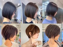 最も小顔に見えて女性らしく見えるショート×ボブが得意なスタイリスト在籍！人気のスタイル多数ご紹介！