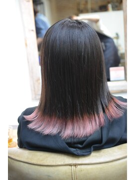 ポタム 東中野(potamu) ピンク裾カラー