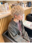 カラー/ブリーチ／メンズ／ダブルカラー/ブリーチカラー／眉毛