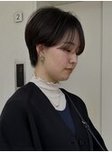 シースルーハンサムショート