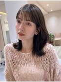 ボブディオリーブベージュ髪質改善縮毛矯正フェイスレイヤー