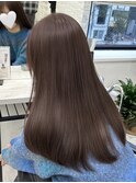 ココアブラウン  ラベンダーブラウン 透明感カラー