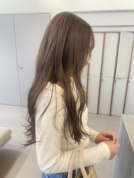 ローレンアオ(LOREN AO) オリーブベージュ/ベージュカラー/イルミナカラー/ロング