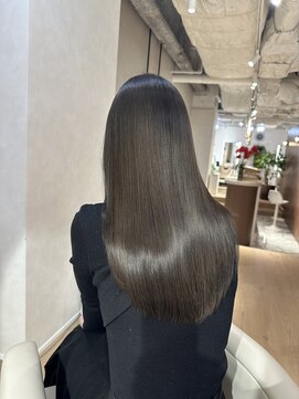 ウノプリールヴェール(unopulir Veil) 【uno pulir Veil 若槻】『髪質改善 オリーブグレージュ』