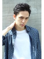 アワーズ 南青山(Our's)&nbsp;ブルーブラック/フェザーパーマ/スパイキーショート[南青山]