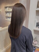 キャアリー(Caary)&nbsp;福山美容室caary 髪質改善ストレートロング透明感うるつや40代
