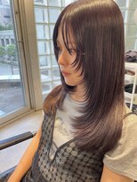 アロー(arrow)&nbsp;顔周りロングレイヤーカット【もえみ】