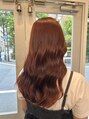 ヘアリゾート バレンタイン(hair+resort valentine) ワンカラーで発色の良い赤みブラウン^^