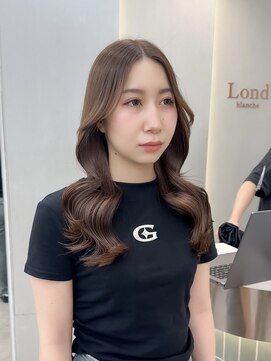 ロンドリゼル 札幌(Lond RiseL) ◯ オリーブグレー/韓国/レイヤーカット/髪質改善/縮毛矯正/札幌