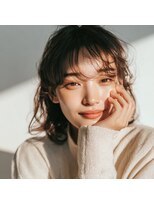 ユニックウメキタ(unique UMEKITA)&nbsp;パーマで作るゆるふわ可愛いボブパーマ　20代/30代/40代