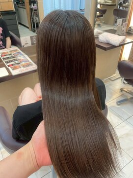 ルページ 千葉(lpage) 髪質改善/顔周りレイヤーカット/グレージュ[千葉/千葉駅]