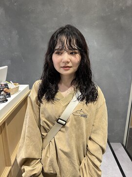 ソイデュエ 梅田(soi due) 朝のセットを楽に◎カジュアルミディアムパーマ♪