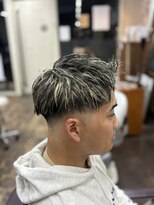 フィールリノ(FEEL lino)&nbsp;メンズカット、メンズメッシュ、メンズハイライト、フェード