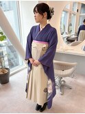 袴着付け/袴/卒業式着付け/着物/袴着付/袴ヘアセット/袴ヘア
