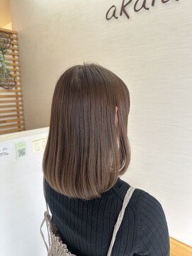 アカラ ヘアー akala ｈair アッシュブラウンカラー