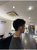 メンズスパイキーショート　ツイストスパイラルパーマ　マッシュ