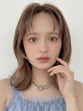 ミンクスリッカ 表参道(MINX RICCa) ふんわり巻きが簡単に決まる＊ミディアムレイヤースタイル