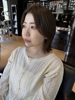 ナンブスカイ(nambu-SKY)&nbsp;骨格似合わせ　くびれボブ　オリーブベージュ