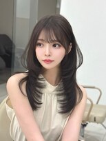 マウル トーキョー 銀座(MAEUL TOKYO)&nbsp;卵型似合わせ韓国前髪カット　ワンホンレイヤー　【銀座】